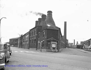 Burslem, top of Scotia Road, (Alcocks) c.1949